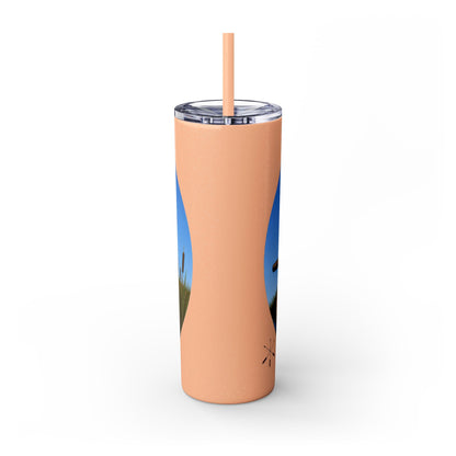 Ottawa Adawe Canoe Skinny Tumbler — 20oz Insulated Travel Cup with Straw