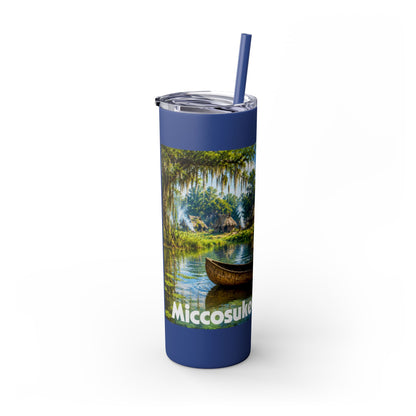 Seminole Skinny Tumbler with Straw, 20oz
