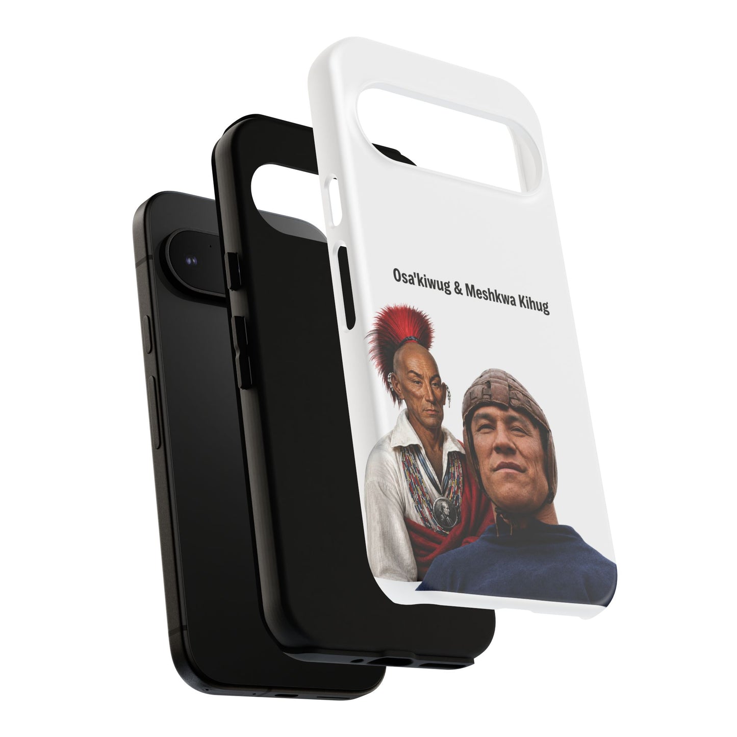 Sac&Fox Phone Case — 'Blackhawk' Raven Crest Protective Tough Case