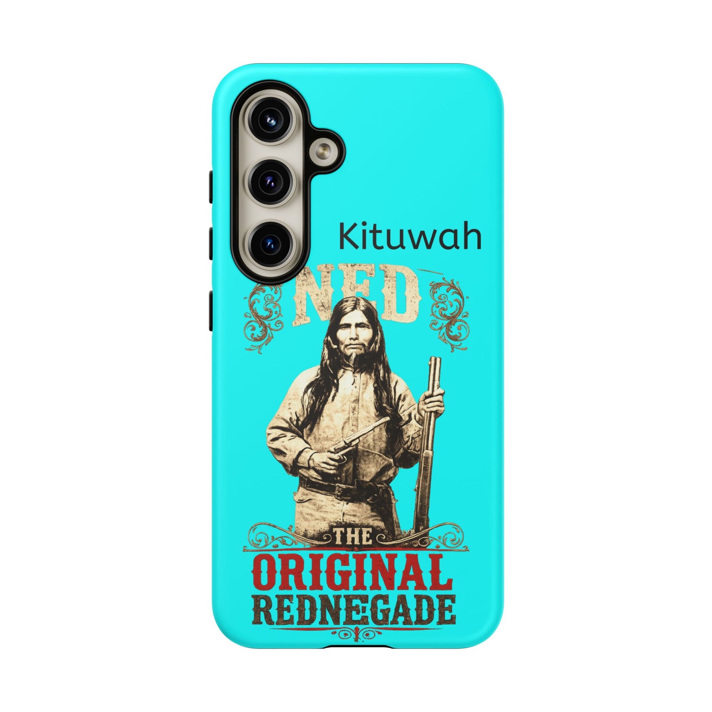 UKB Phone Case - 'Kituwah Ned: The Original Rednegade' Vintage Native Graphic Tough Case