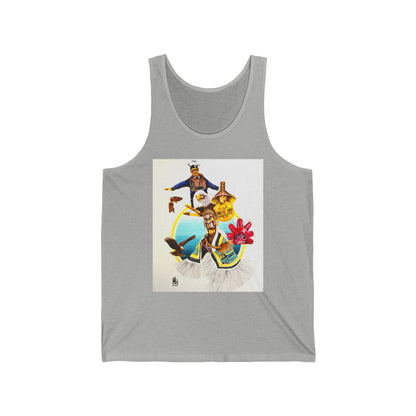 Tlingit Tank Top — Retro Beach Graphic Jersey Tank