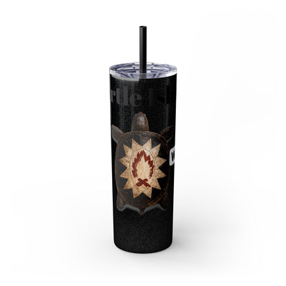 Wyandotte Skinny Tumbler with Straw, 20oz