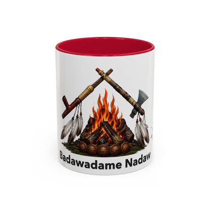 Potawatomi Native Pride Campfire Mug — Badawadame Nadaw Design (11oz/15oz)