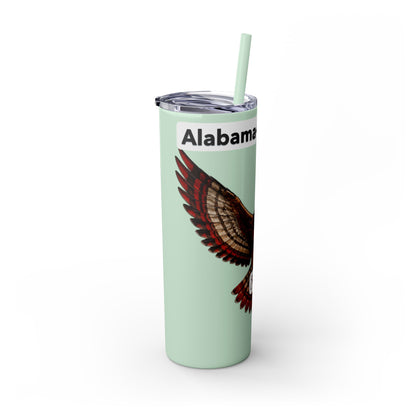 AQ Skinny Tumbler with Straw, 20oz