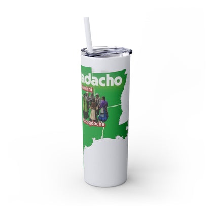 Caddo Kadohadoha Texas Map 20oz Skinny Tumbler with Straw