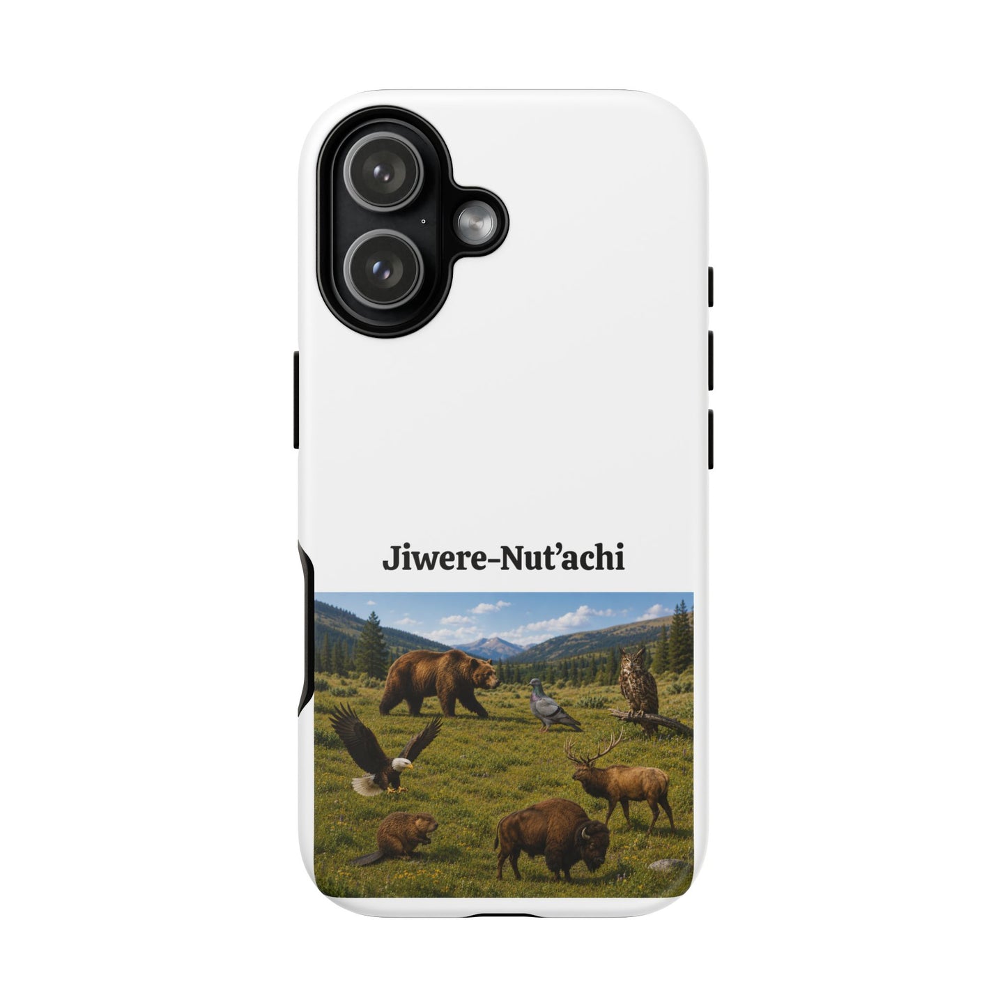 Otoe-Missouria Phone Tough Case — Bold 'Tough Cases' Graphic Protective Cover