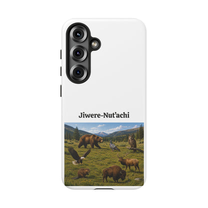 Otoe-Missouria Phone Tough Case — Bold 'Tough Cases' Graphic Protective Cover
