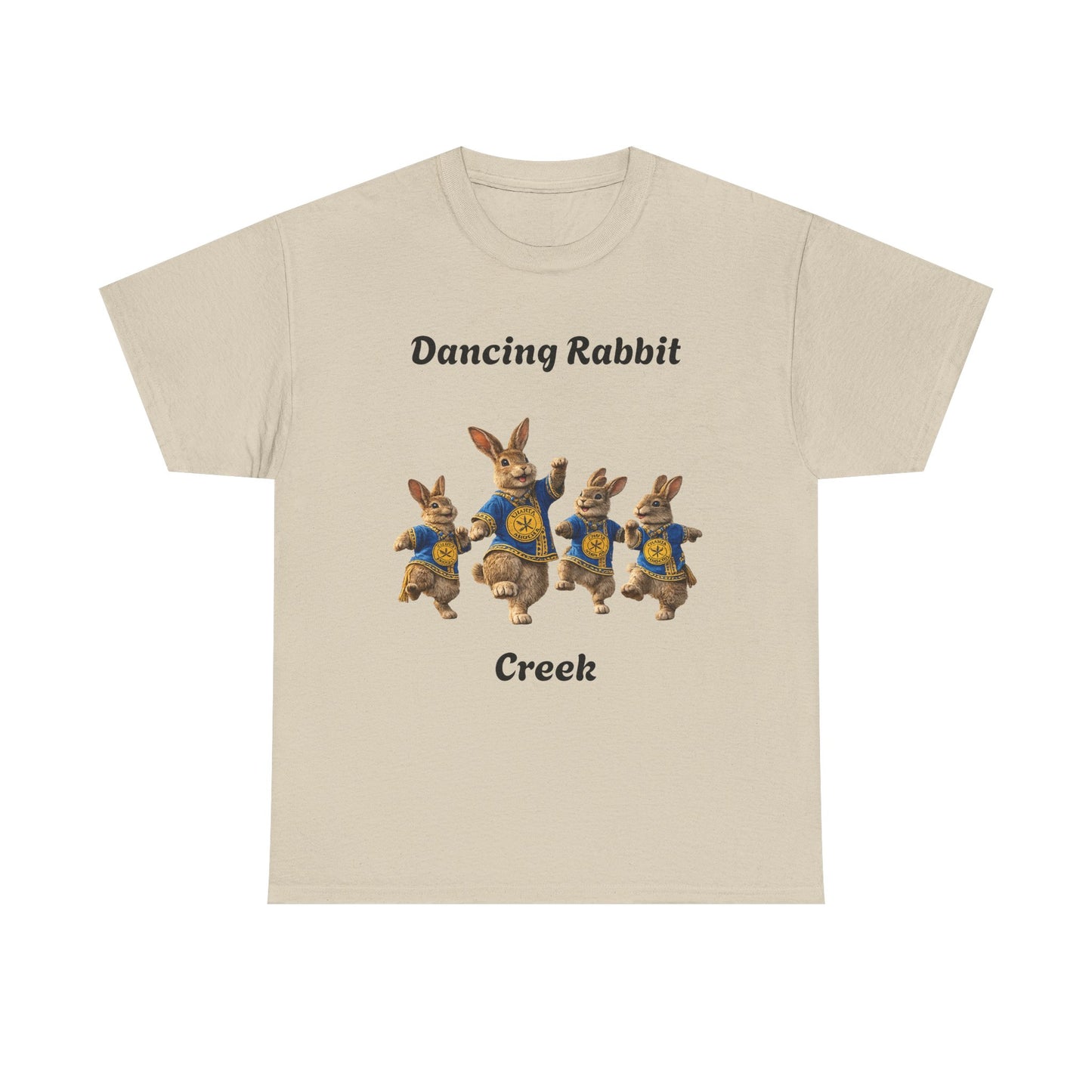 Dancing Rabbit Creek Tee — Vintage Dancing Bunnies Graphic T-Shirt