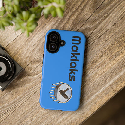 Modoc Blue 'Maklaks' Tough Phone Case with Eagle Drum Design