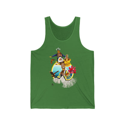 Tlingit Tank Top — Retro Beach Graphic Jersey Tank