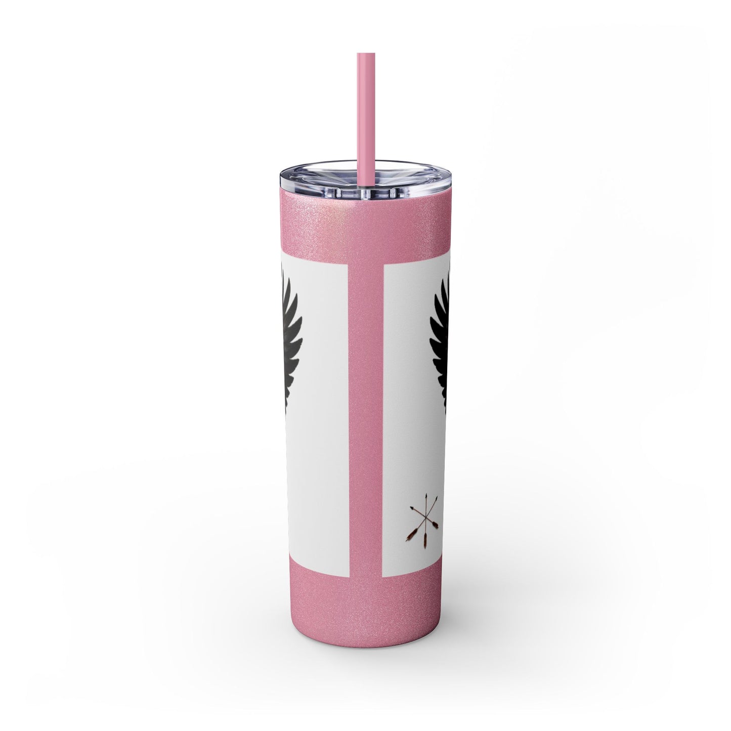 Sac Fox Skinny Tumbler with Straw, 20oz
