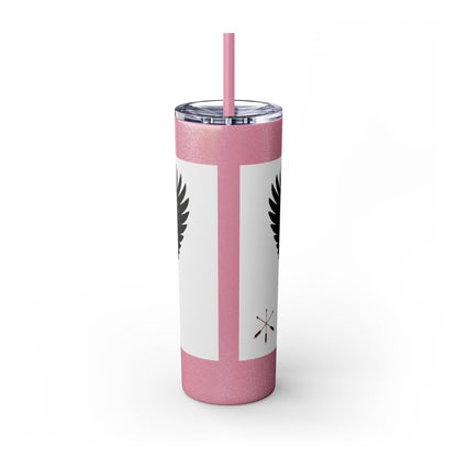 Sac Fox Skinny Tumbler with Straw, 20oz