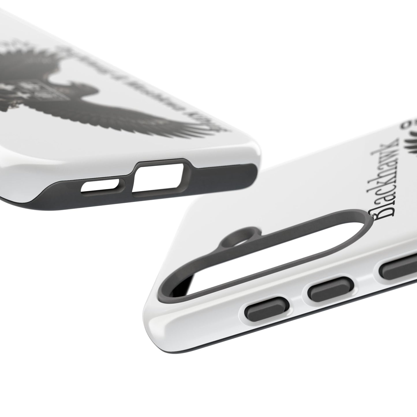 Sac&Fox Phone Case — 'Blackhawk' Raven Crest Protective Tough Case