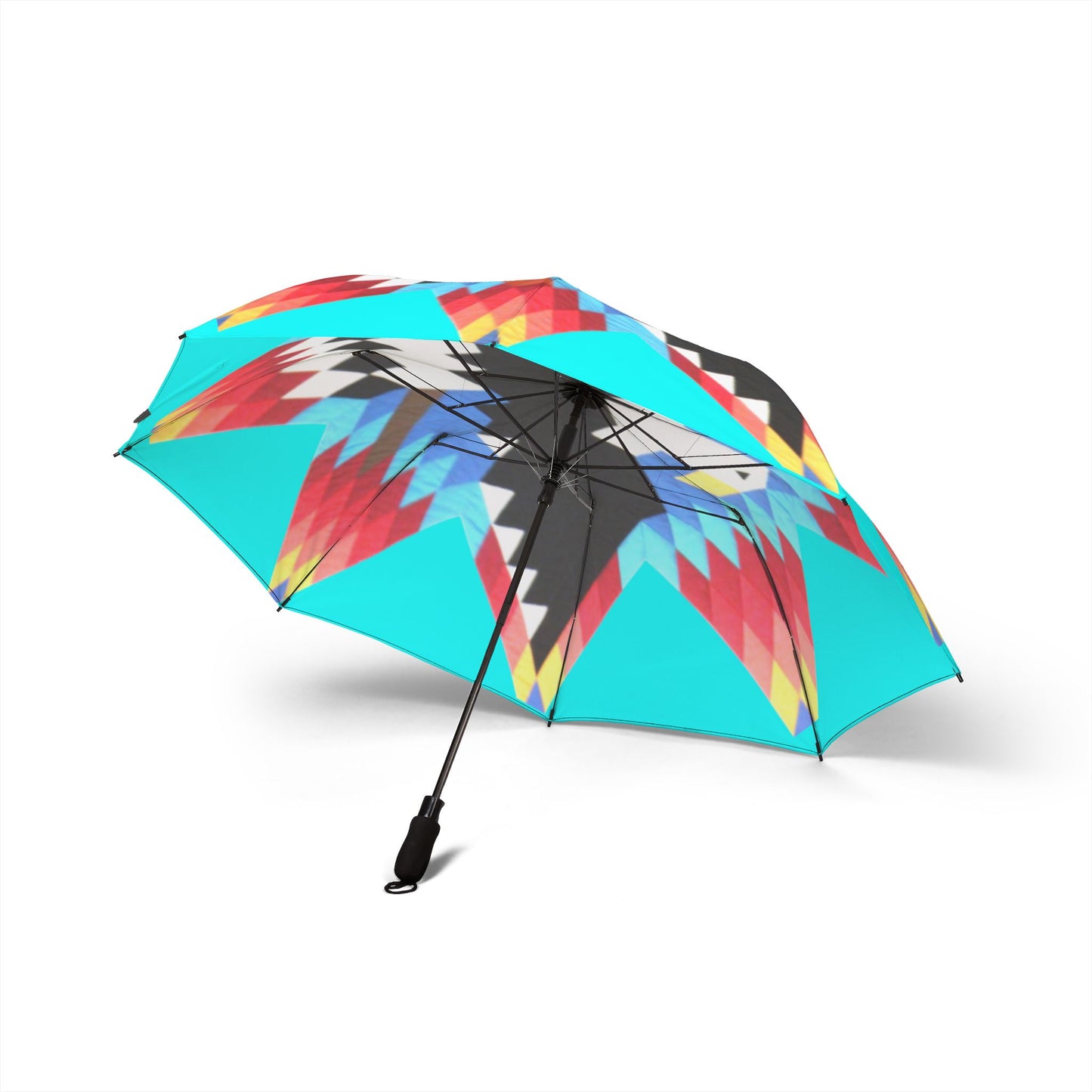 Onci Eagle — Geometric Eagle Print Compact Travel Umbrella