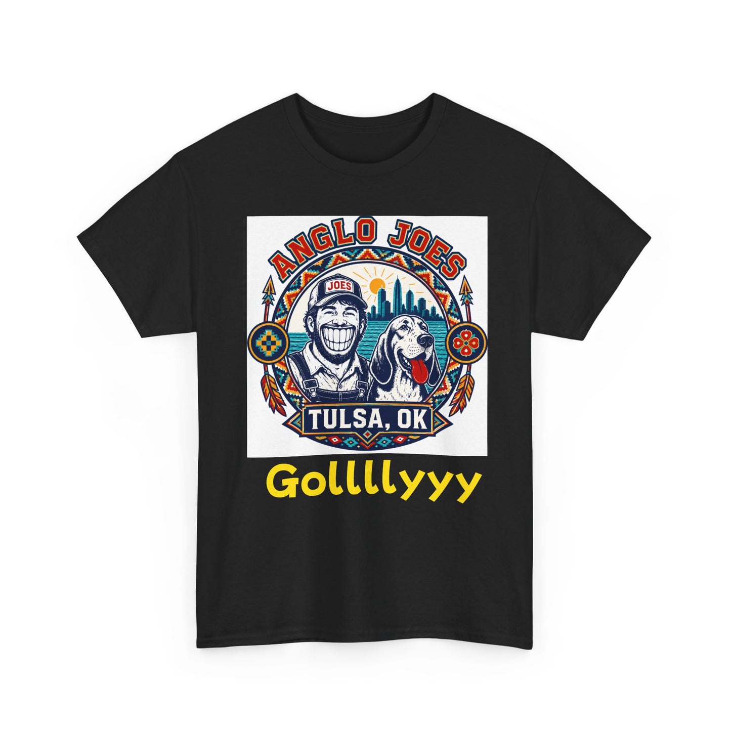 Tulsa Anglo Joe’s Tee — 'Gollllyyy' Retro Sports Graphic T-Shirt