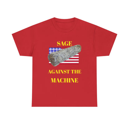 Sage Against the Machine T-Shirt — American Flag Smudge Stick Tee