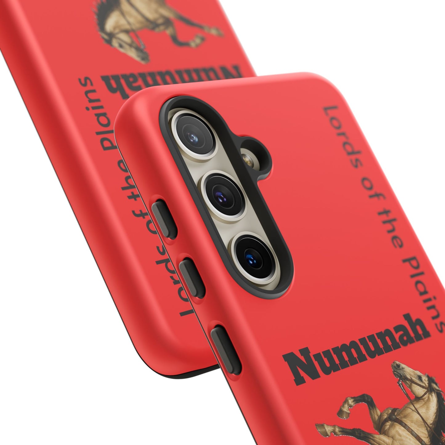Comanche Numunah Horse Phone Case — 'Lords of the Plains' Red Protective Case