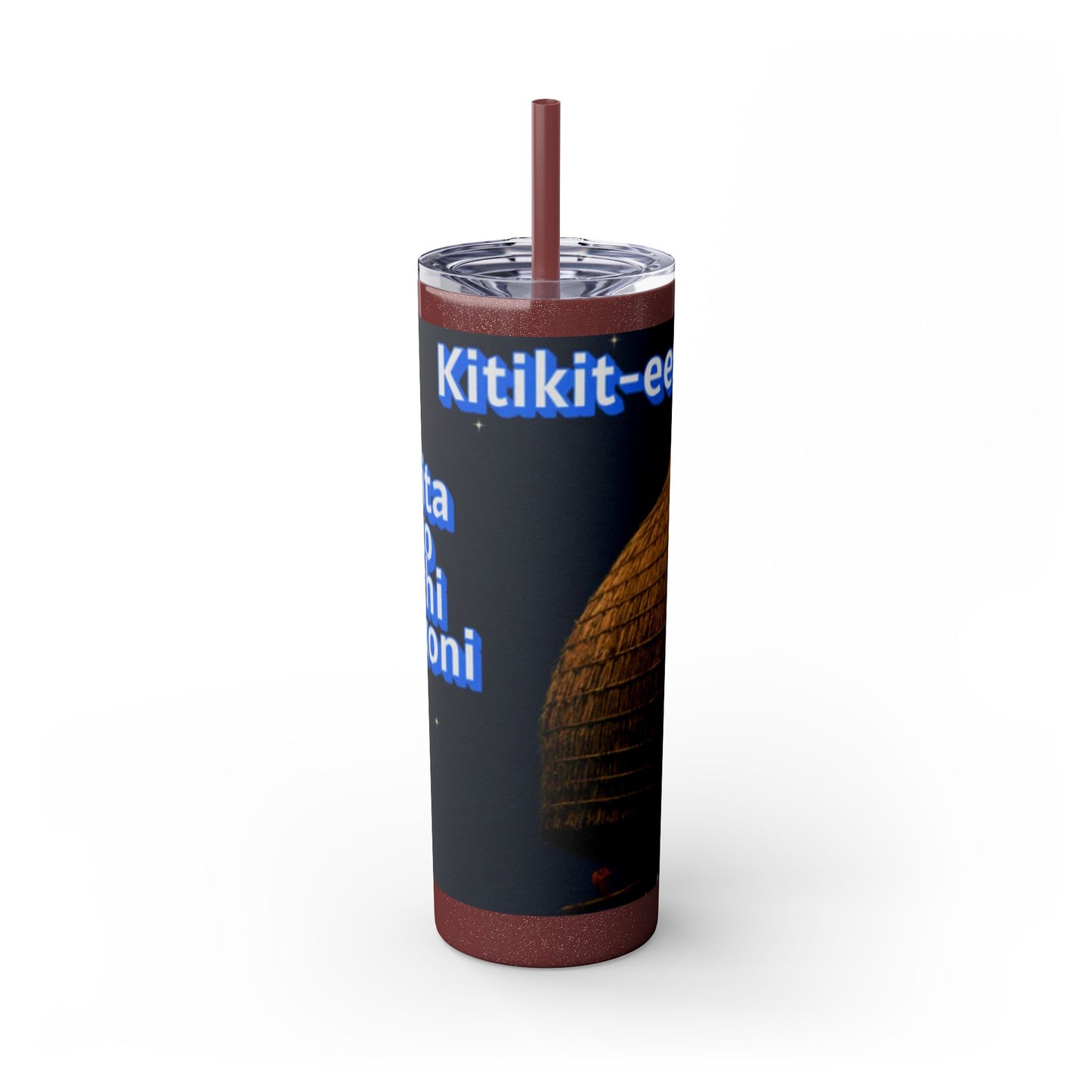 Wichita Skinny Tumbler with Straw, 20oz