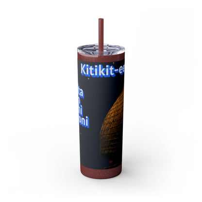 Wichita Skinny Tumbler with Straw, 20oz