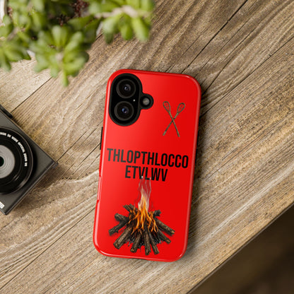 Thlopthlocco Protective Phone Case —  Text "THLOPTHLOCCO ETVLWV"