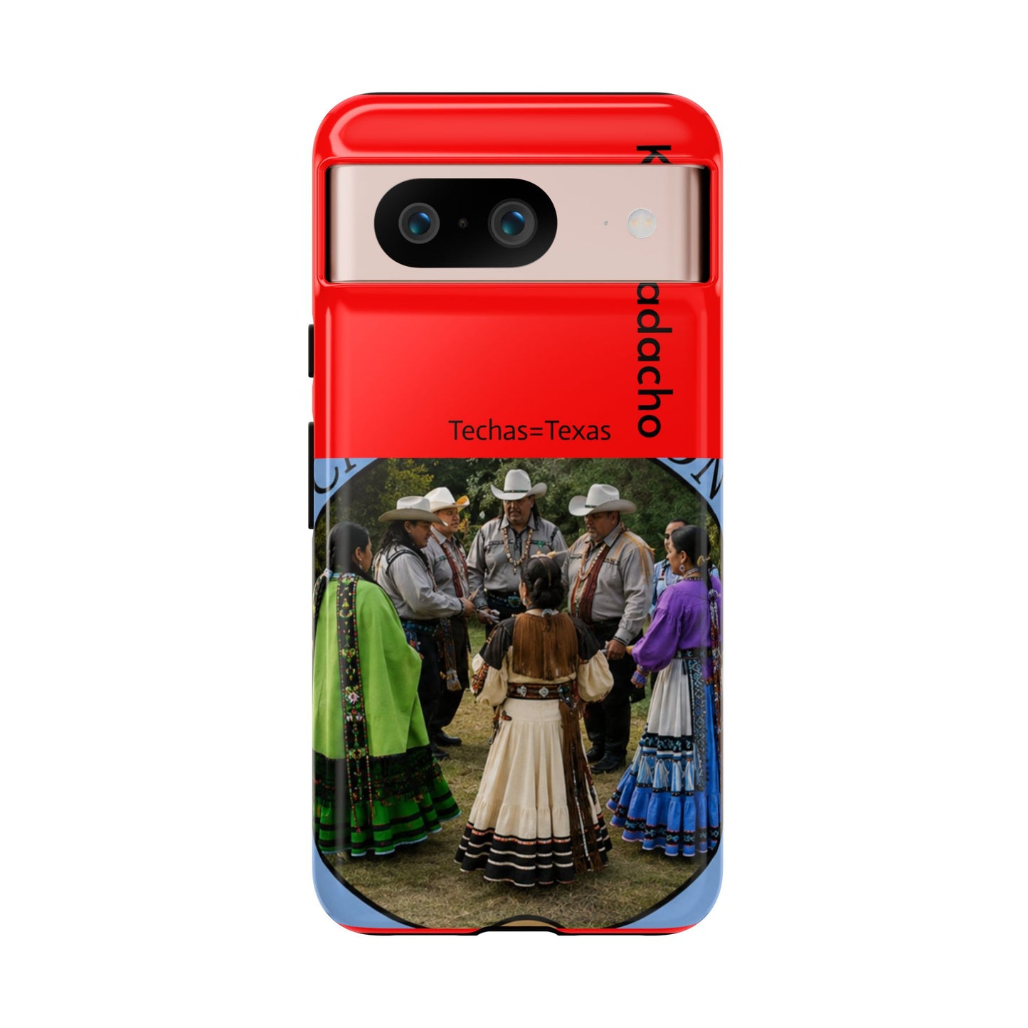 Caddo Phone Case – Native Dancers Photo Design (Kaddhadachto)