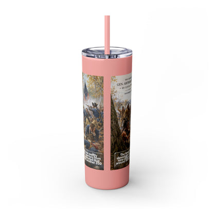 Miami Tribe Historical Skinny Tumbler 20oz — Native American Heritage Travel Cup