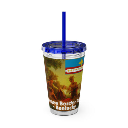 Shawnee N Sunsplash Tumbler with Straw, 16oz