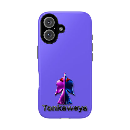 Tonkawa Phone Case — Tonkkaweya Sunrise Design (Protective Purple Hard Shell)