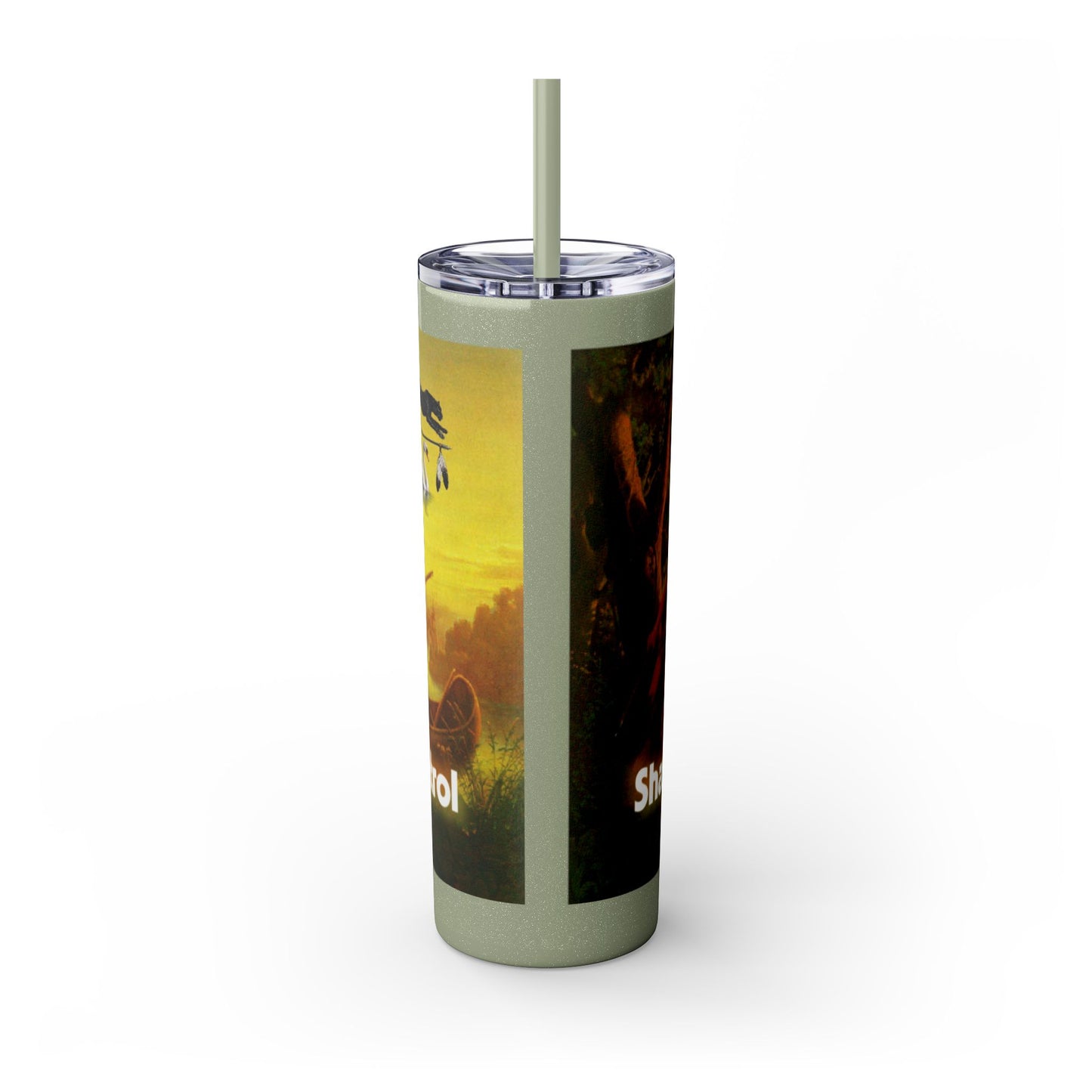 Shawnee East Skinny Tumbler with Straw, 20oz
