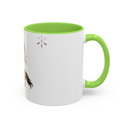 Comanche Numunah ‘Lords of the Plains’ Horseman Coffee Mug — Native Warrior Ceramic Mug (11oz/15oz)