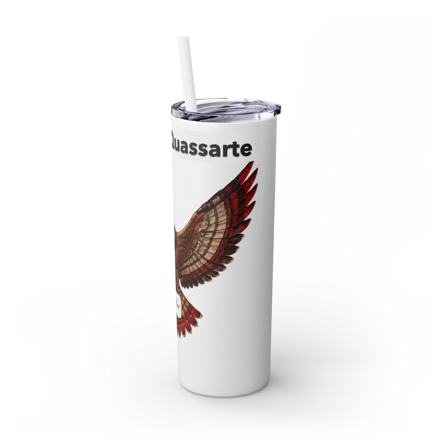 AQ Skinny Tumbler with Straw, 20oz