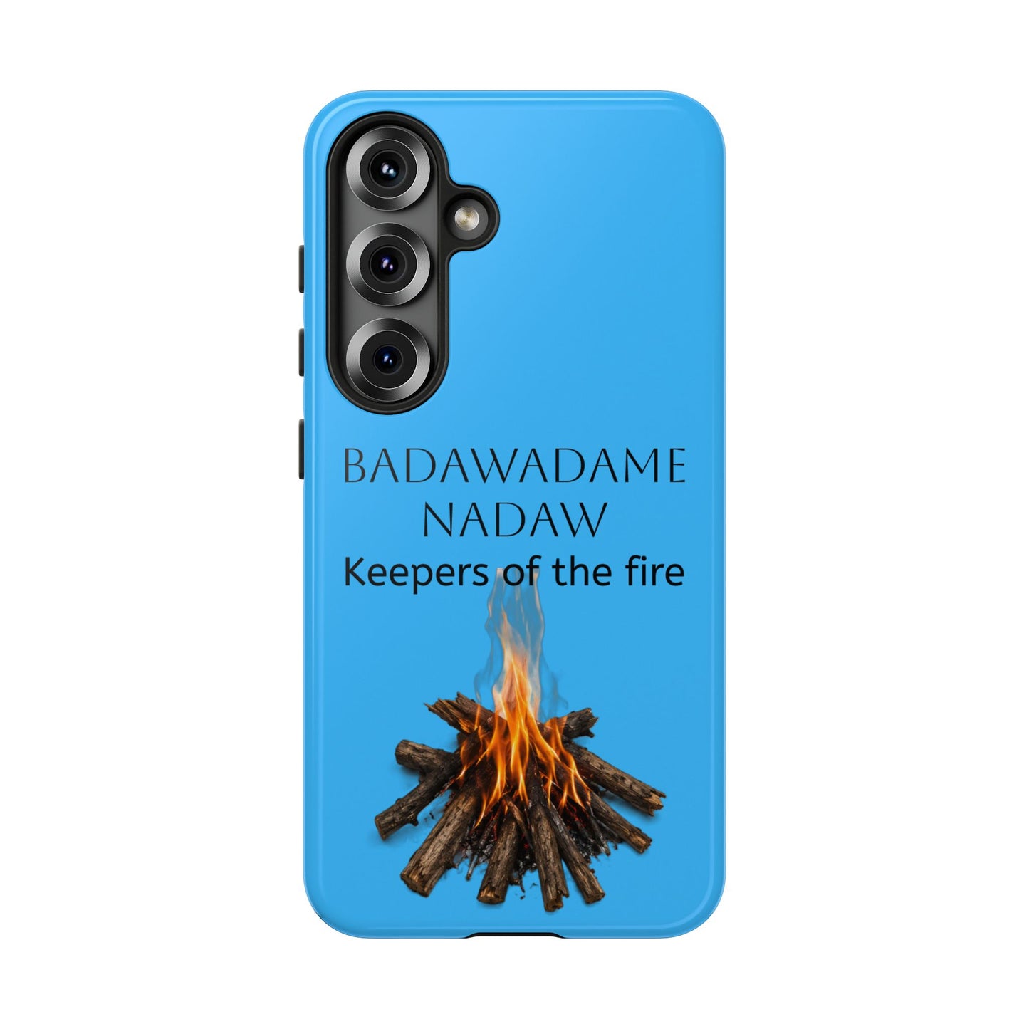 Pottawatomi Tough Cases: 'Badawadame Nadaw' Campfire & Tools Phone Case