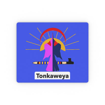 Tonkawa Tonkaweya Sunrise Mouse Pad — Colorful Native-Inspired Desk Mat