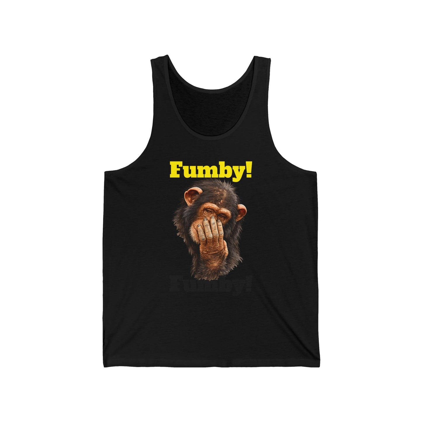 Fumby! Funny Monkey Tank Top — Quirky Graphic Summer Tank
