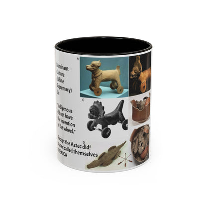 Aztec Artifact Photos Collage Coffee Mug (11oz/15oz)