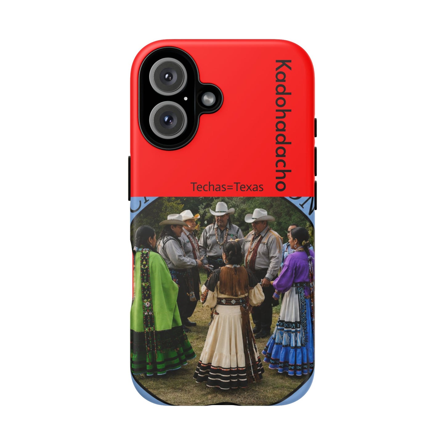 Caddo Phone Case – Native Dancers Photo Design (Kaddhadachto)
