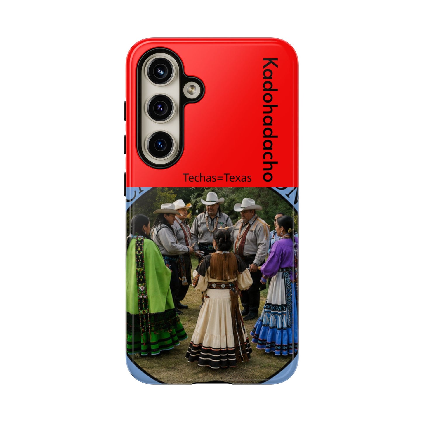 Caddo Phone Case – Native Dancers Photo Design (Kaddhadachto)