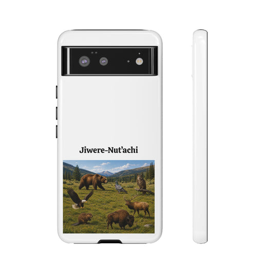 Otoe-Missouria Phone Tough Case — Bold 'Tough Cases' Graphic Protective Cover