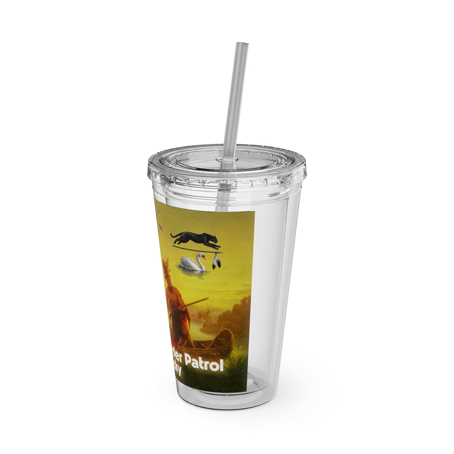 Shawnee East Sunsplash Tumbler with Straw, 16oz