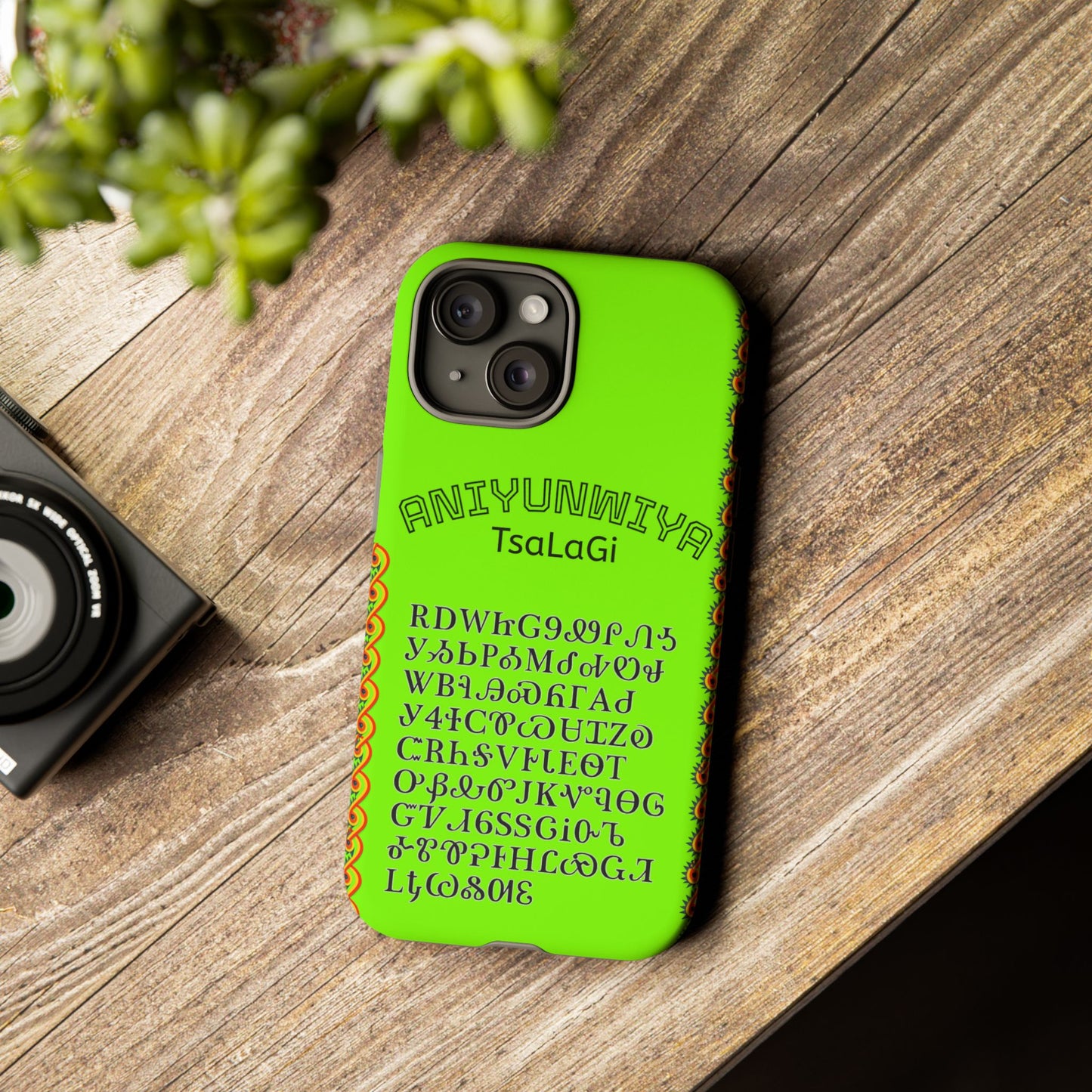 Cherokee Phone Case — Anityuniwya TsaLaGi Star Design (Protective Tough Case)