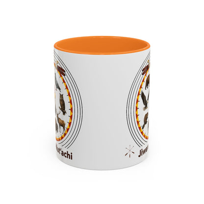 Otoe Missouria Native Animal Circle Mug – 'Jiwere-Nut'achi' Illustrated Coffee Cup (11oz/15oz)
