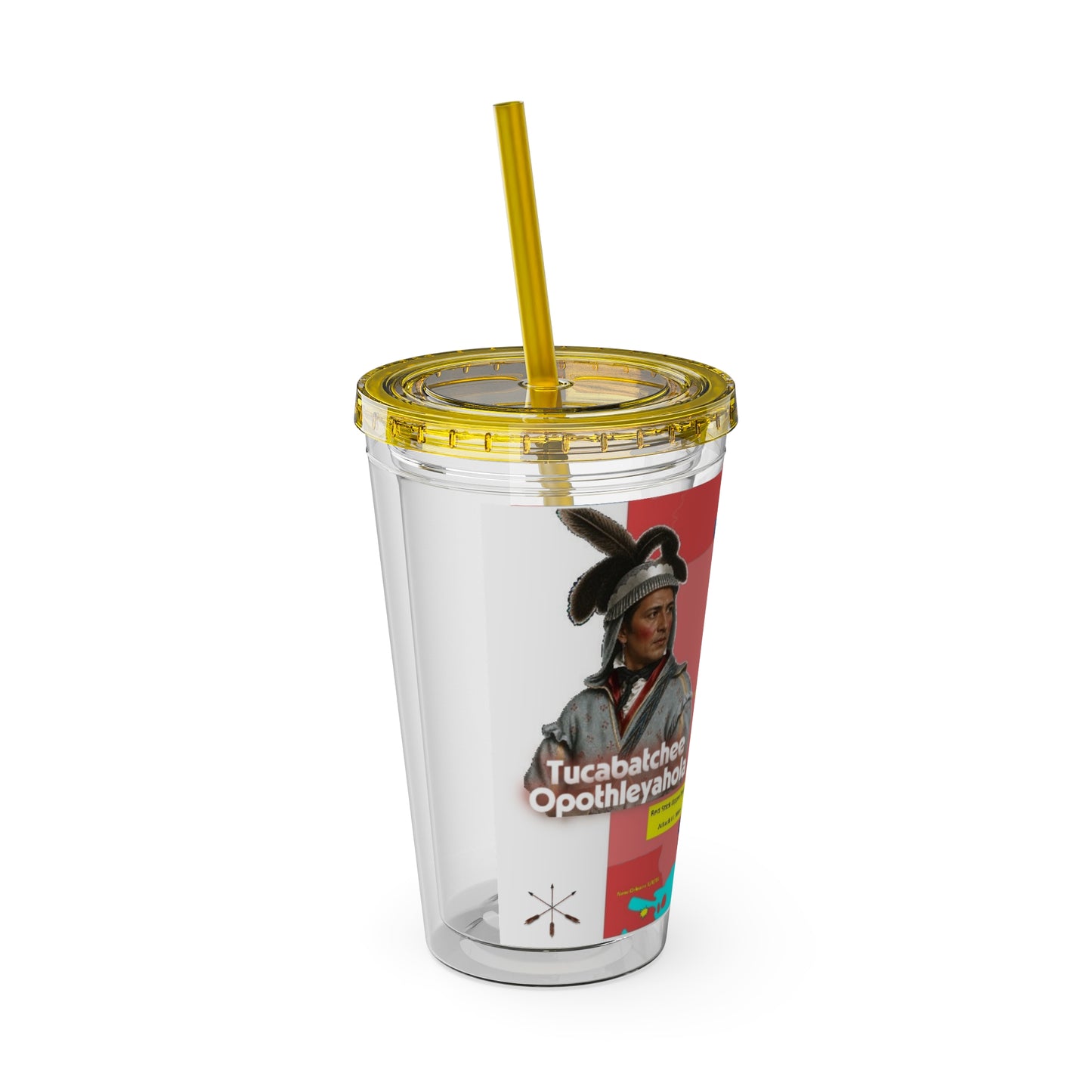 Opothleyahola Sunsplash Tumbler with Straw, 16oz