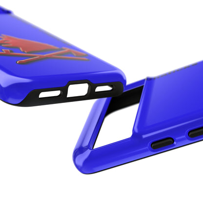 Pawnee Phone Case — Blue 'Chaticks si Chaticks' Wolf Logo Tough Case