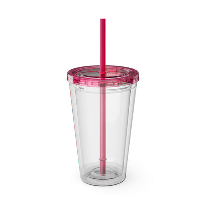 Opothleyahola Sunsplash Tumbler with Straw, 16oz