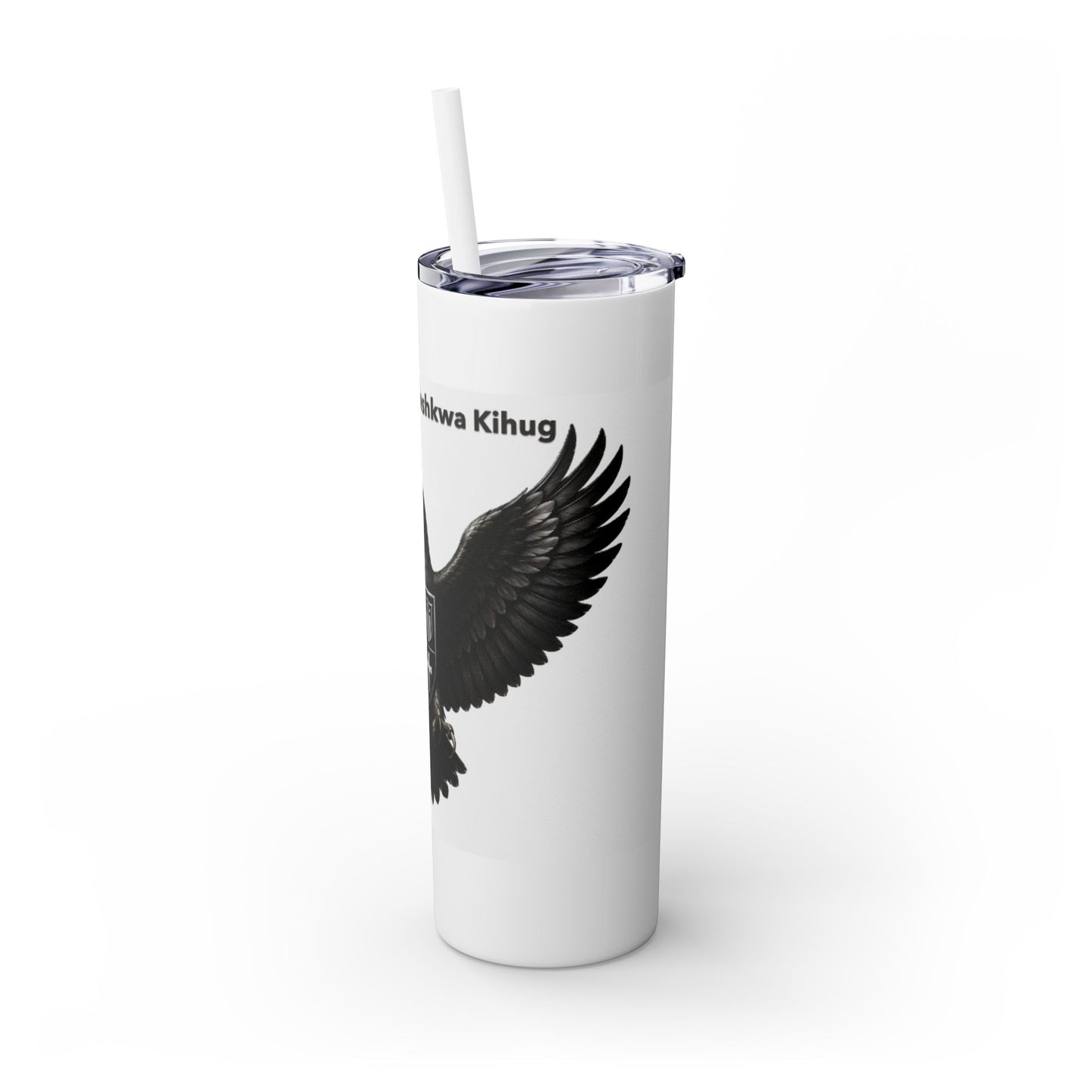 Sac Fox Skinny Tumbler with Straw, 20oz