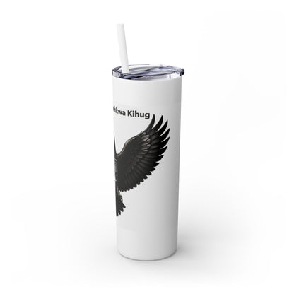 Sac Fox Skinny Tumbler with Straw, 20oz