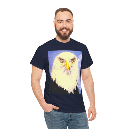 Bald Eagle Graphic Tee — Patriotic Vintage Bird T-Shirt with Arrow Back Design