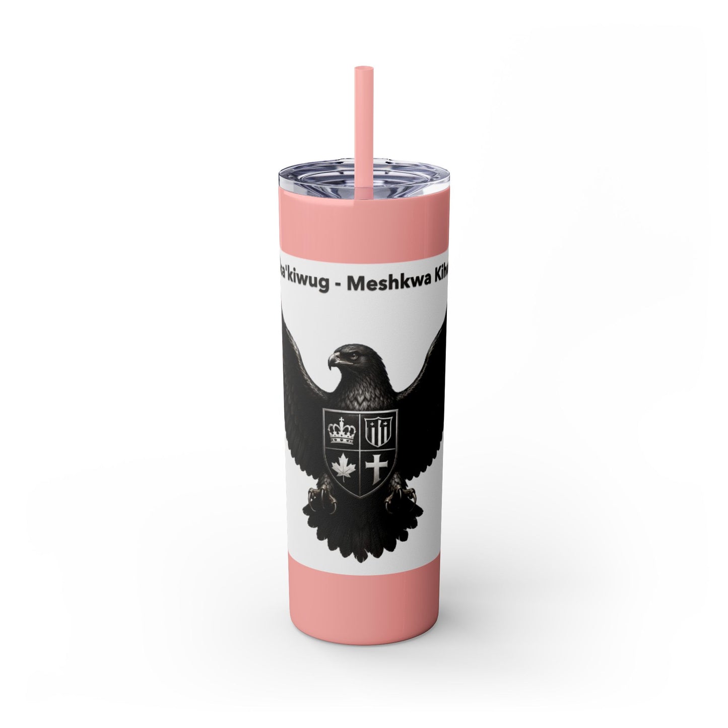 Sac Fox Skinny Tumbler with Straw, 20oz