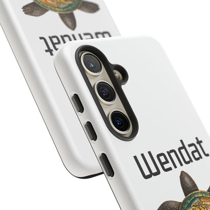 Wyandotte Wendat Turtle Phone Case — Indigenous Turtle Shield Design