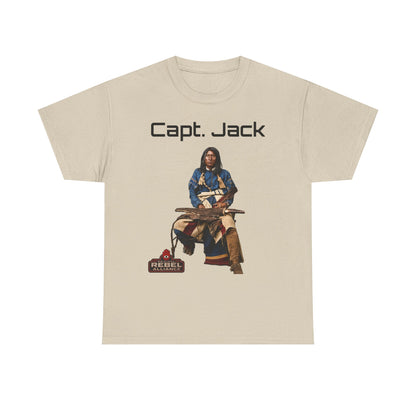 Capt. Jack Graphic Tee — Vintage Captain Illustration Shirt